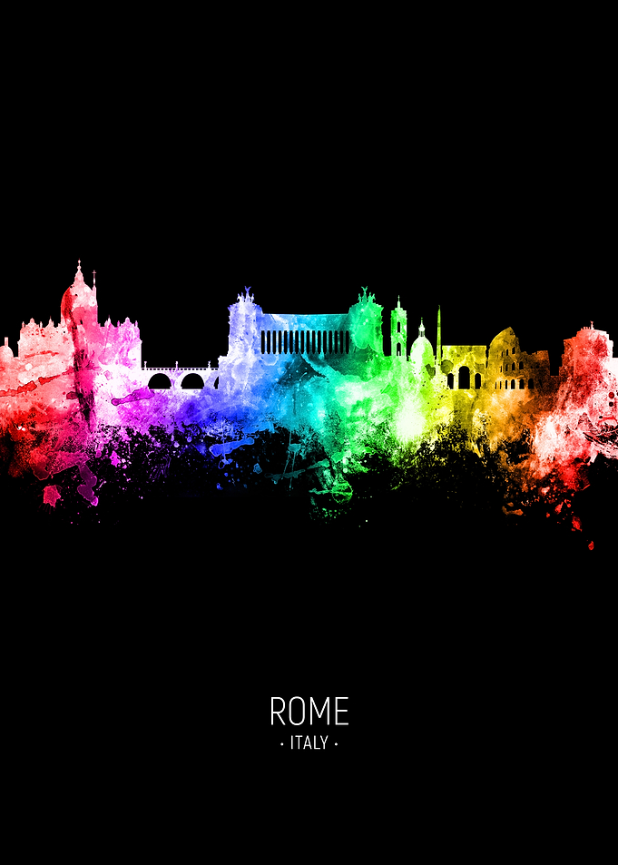 Rome Italy Skyline