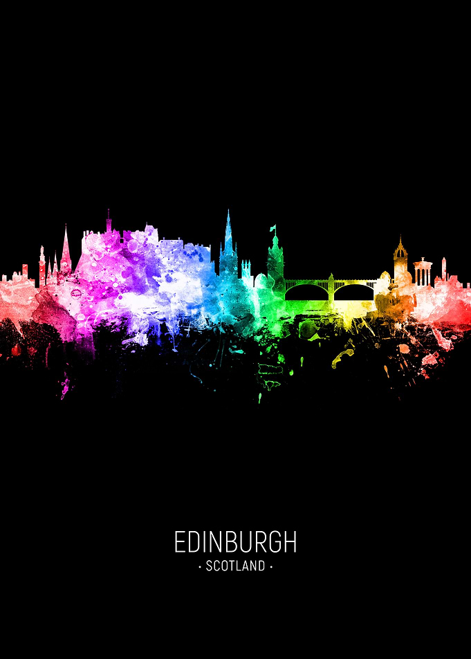 Edinburgh Scotland Skyline