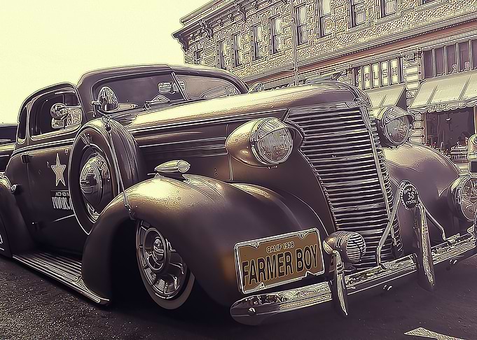 Vintage Car Art
