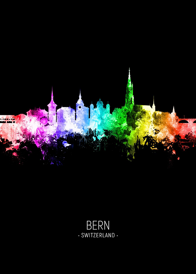 Bern Switzerland Skyline