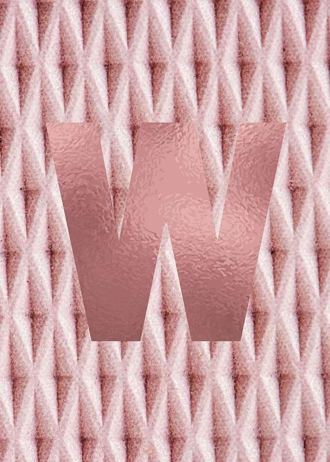 LETTER W