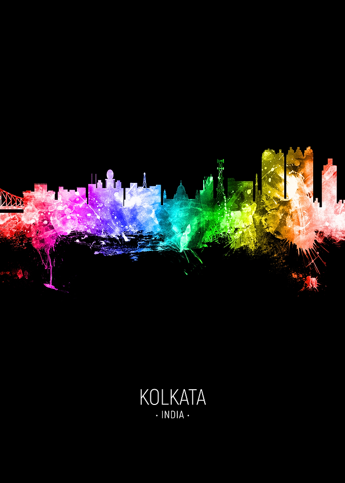 Kolkata India Skyline