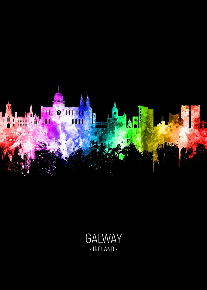 Galway Ireland Skyline