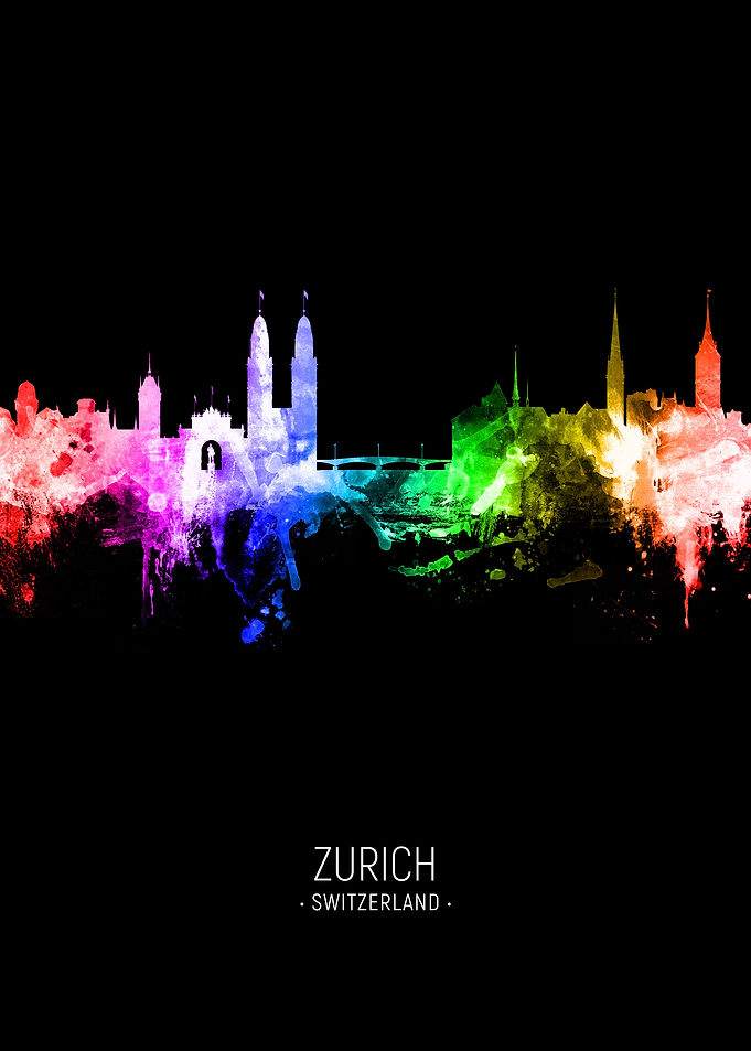 Zurich Switzerland Skyline