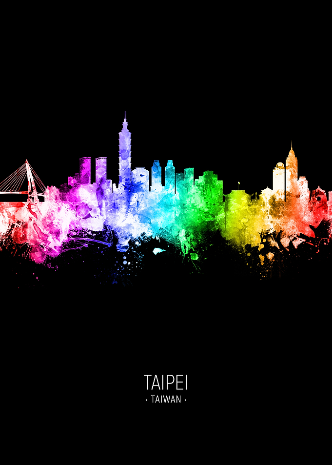 Taipei Taiwan Skyline
