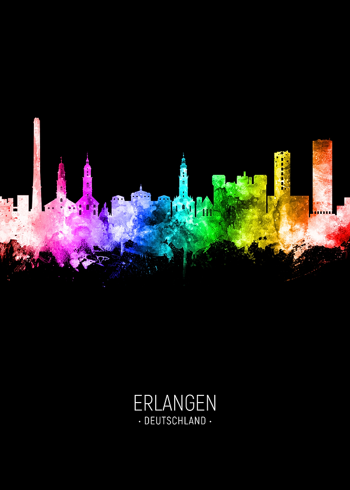 Erlangen Germany Skyline