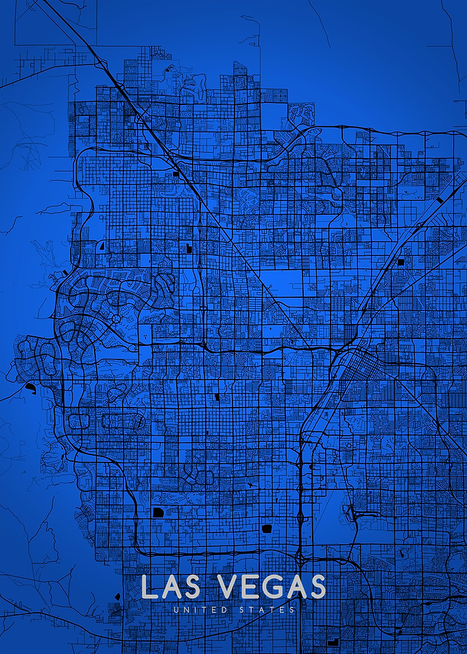 Las Vegas map