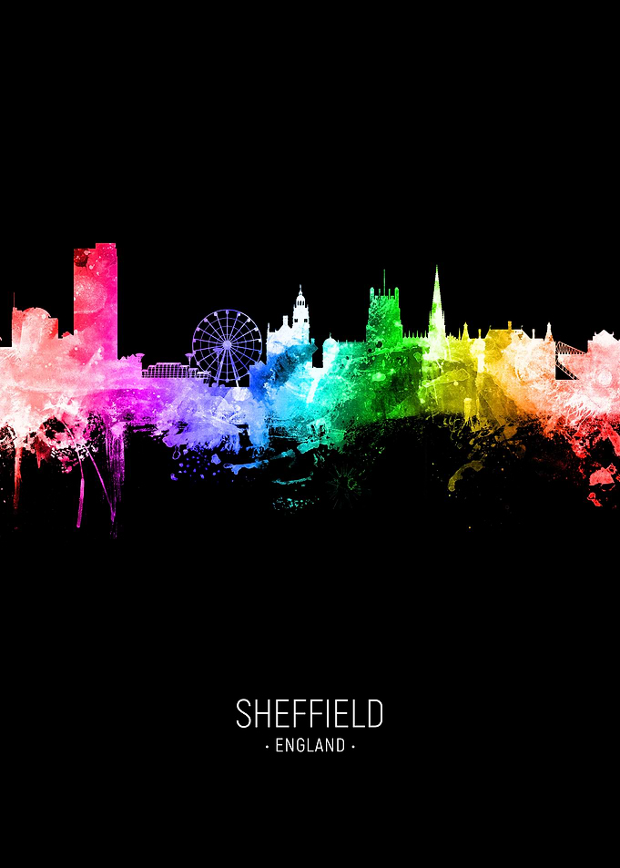 Sheffield England Skyline