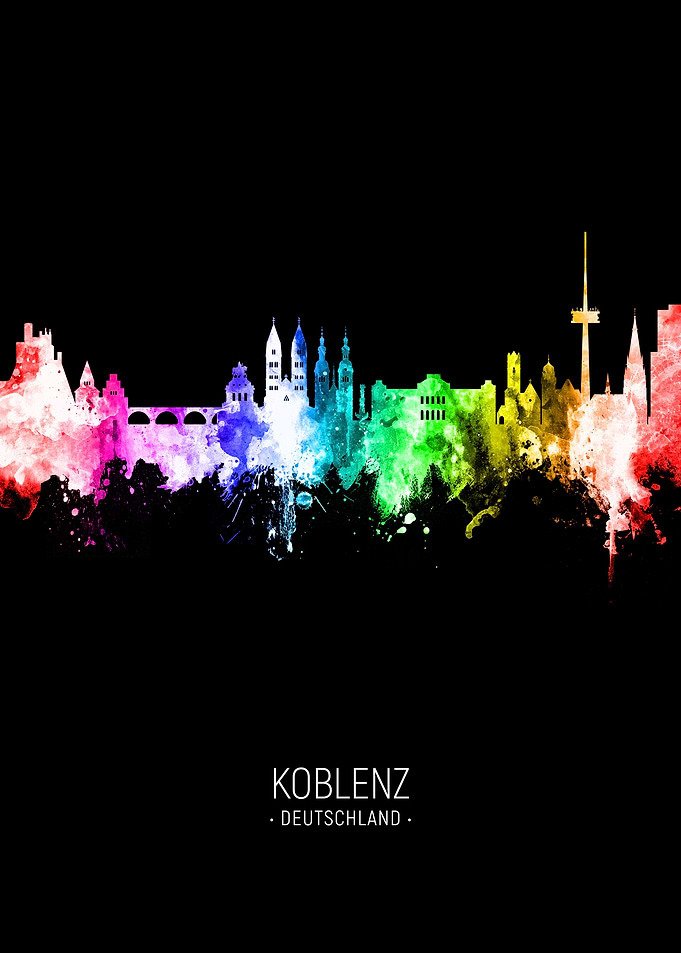 Koblenz Germany Skyline