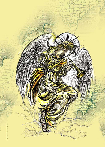 Angel with trumpet