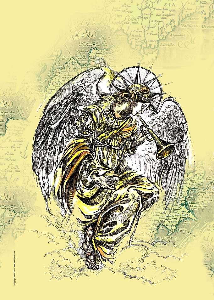 Angel with trumpet