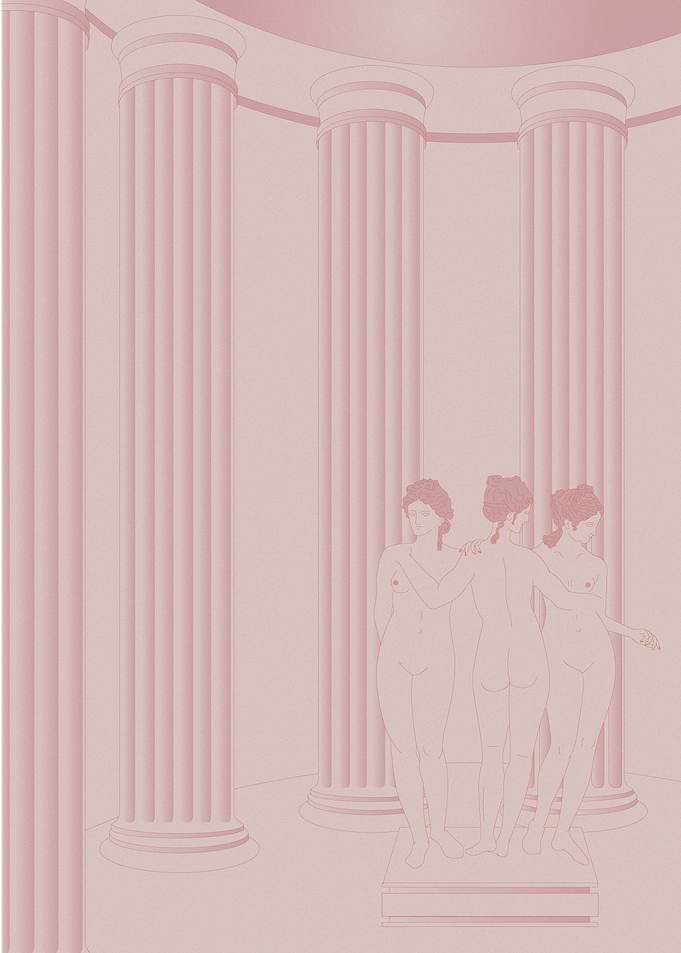 antique 3 graces again