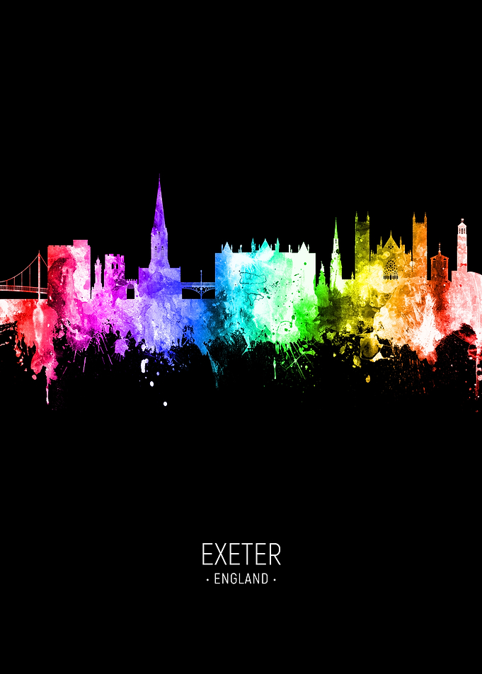 Exeter England Skyline