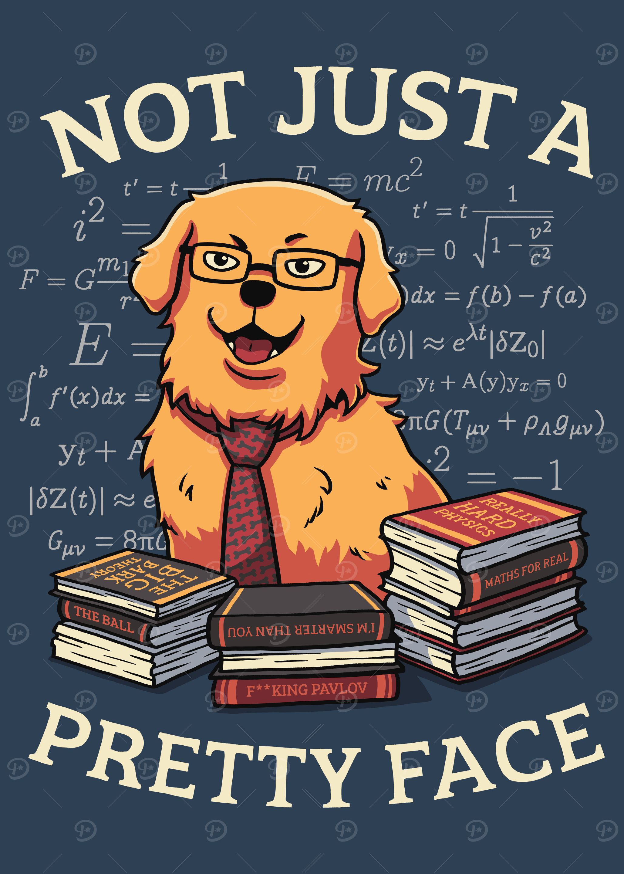 Math Golden Retriever Dog