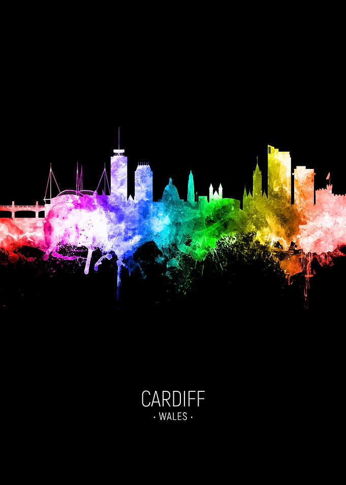 Cardiff Wales Skyline