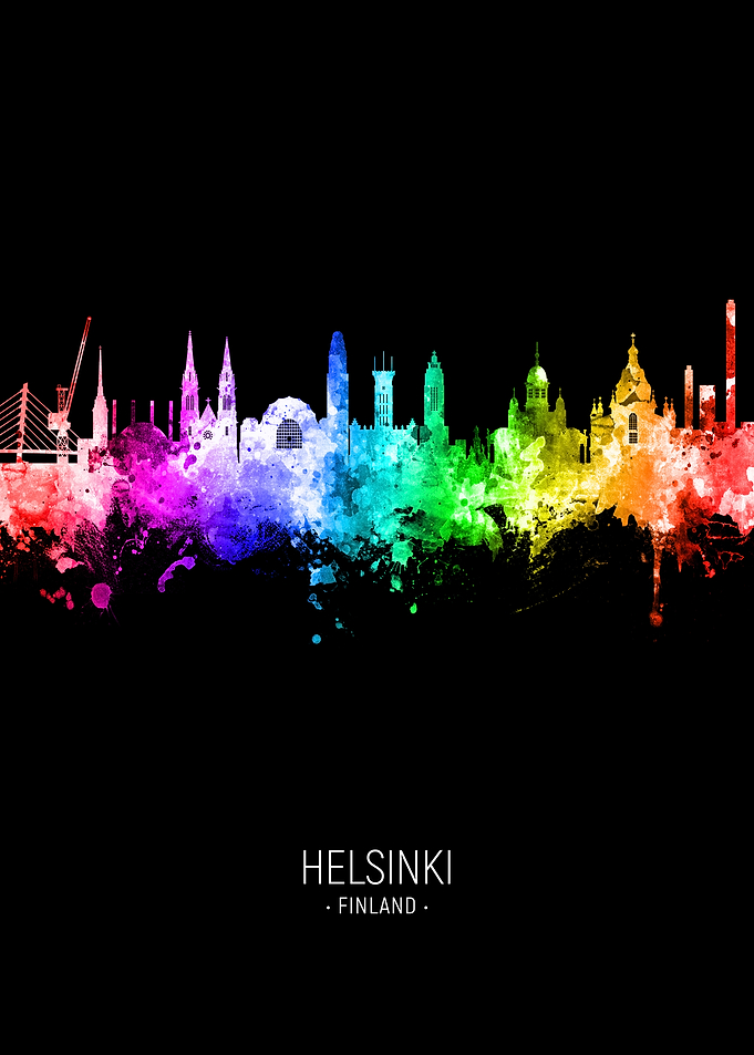 Helsinki Finland Skyline