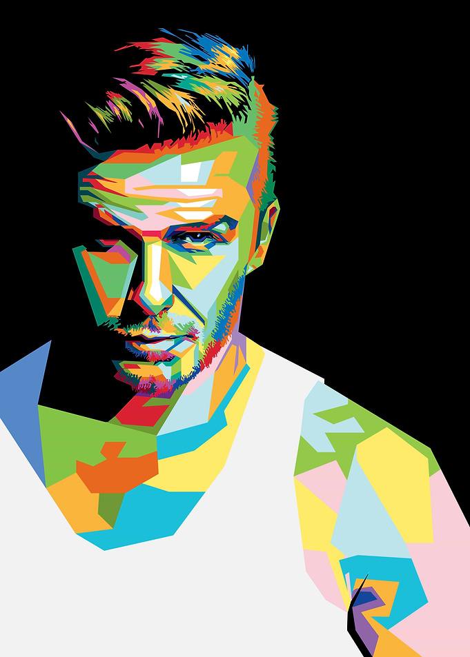 David beckham popart