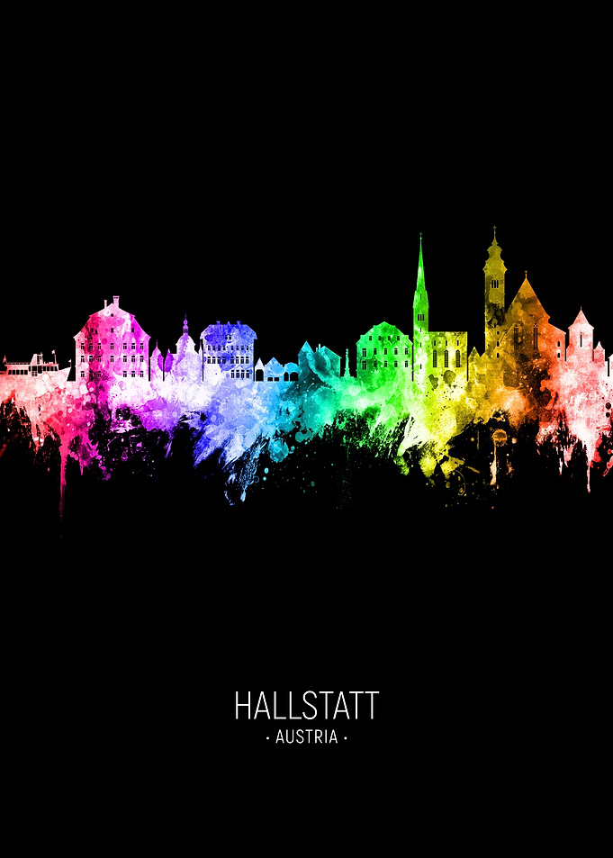 Hallstatt Austria Skyline