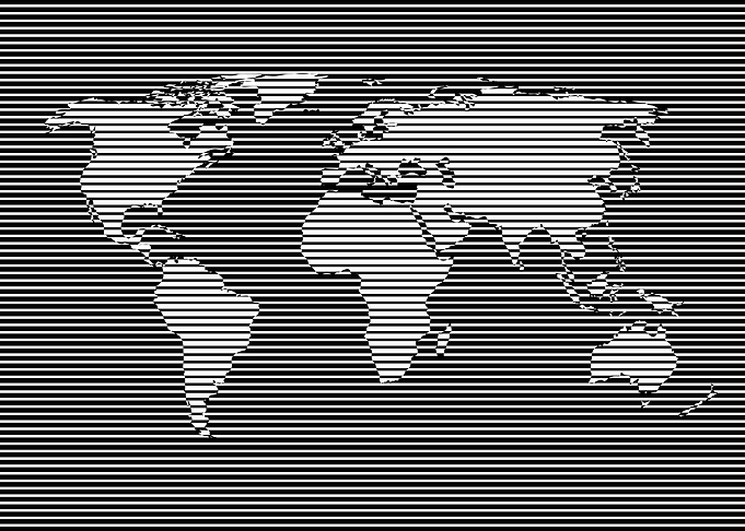 strip line world map