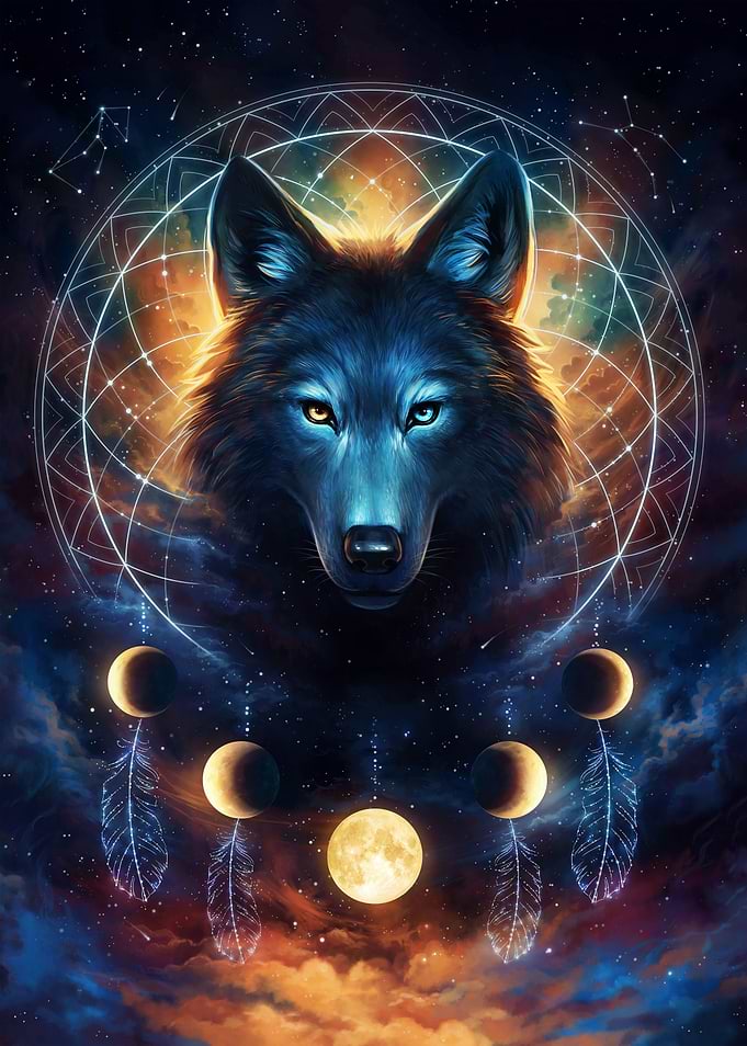 Dream Catcher Wolf