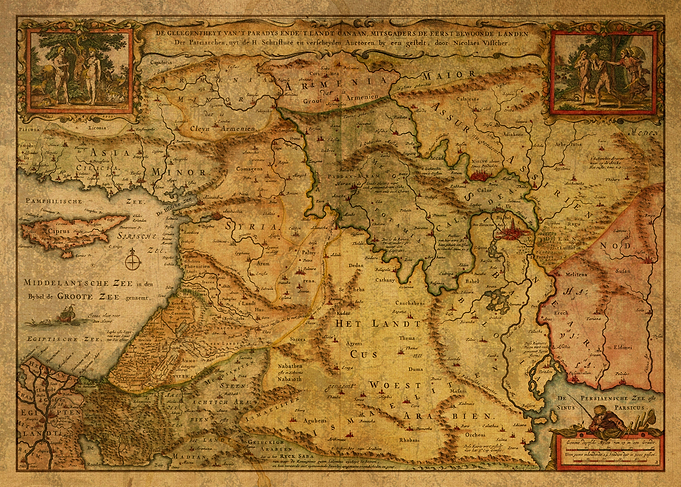 Map of the Holy Land
