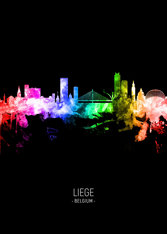 Liege Belgium Skyline