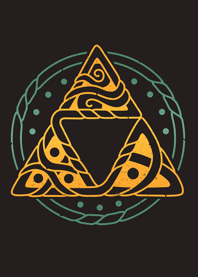 Zelda Triforce Viking Art