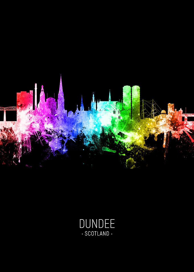Dundee Scotland Skyline