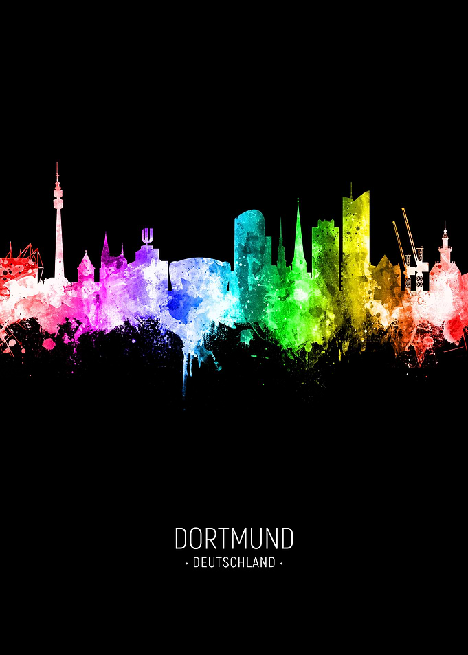 Dortmund Germany Skyline
