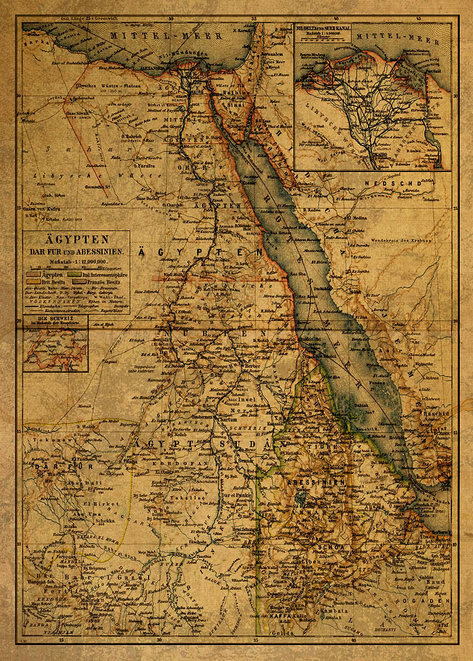 Ethiopia Map 1891