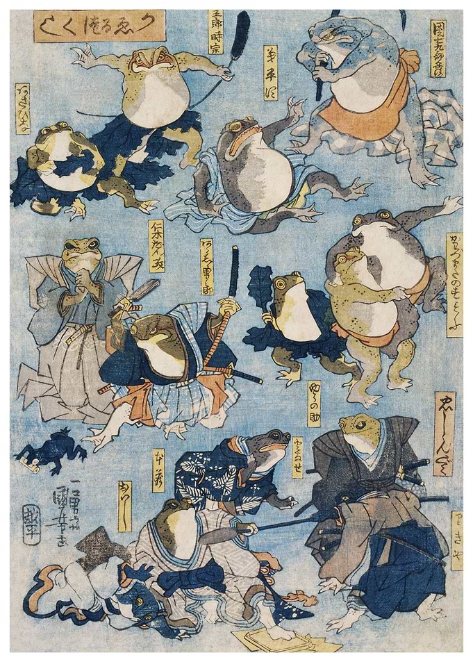 Japanese Frog Warriors