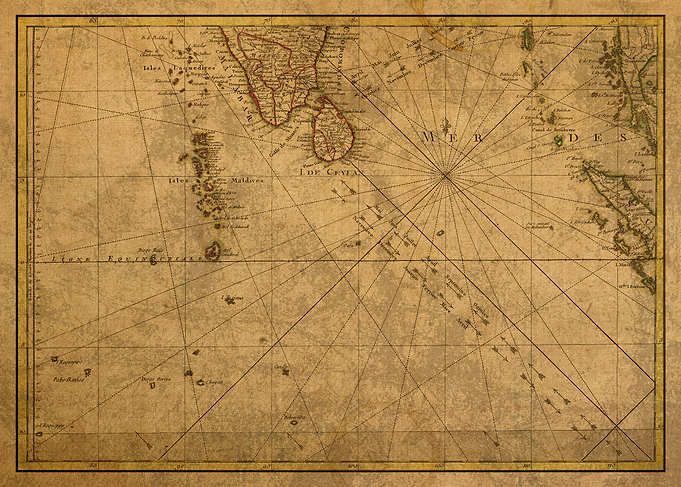 Maldives Map 1770