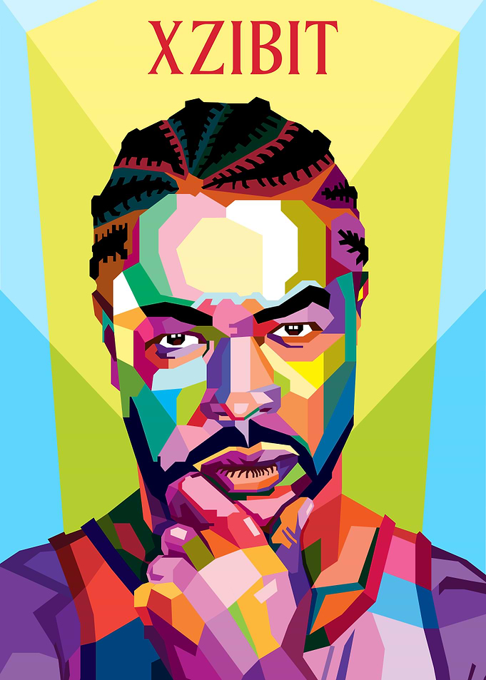 XZIBIT IN WPAP ART
