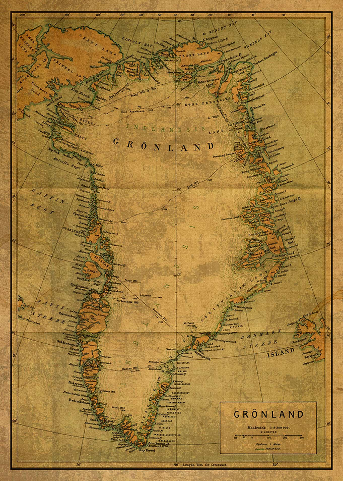 Greenland Map 1920