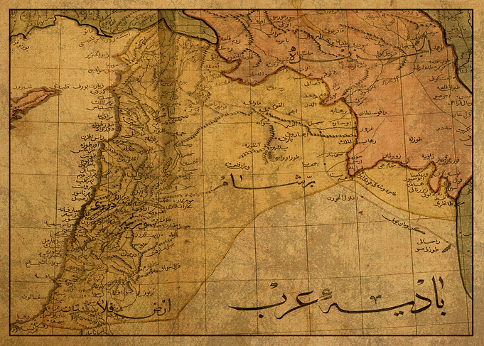 Syria Map 1803