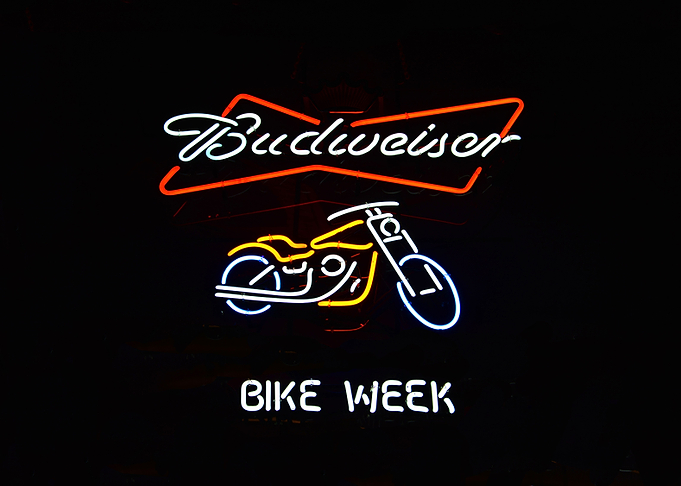 Bike Week neon sign
