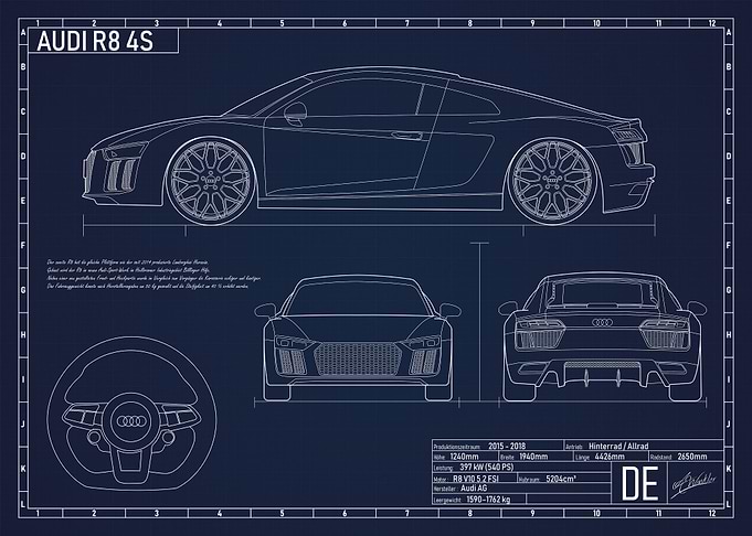 AUDI R8 4S