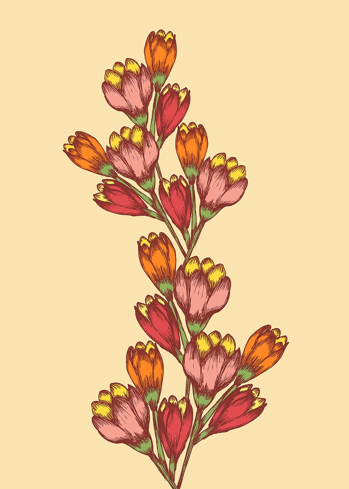 Vintage flower