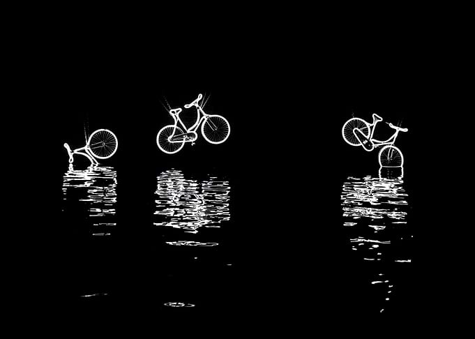 Bikes illuminated