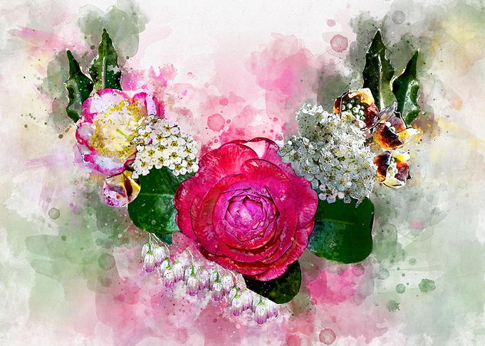 Wreath of flowers