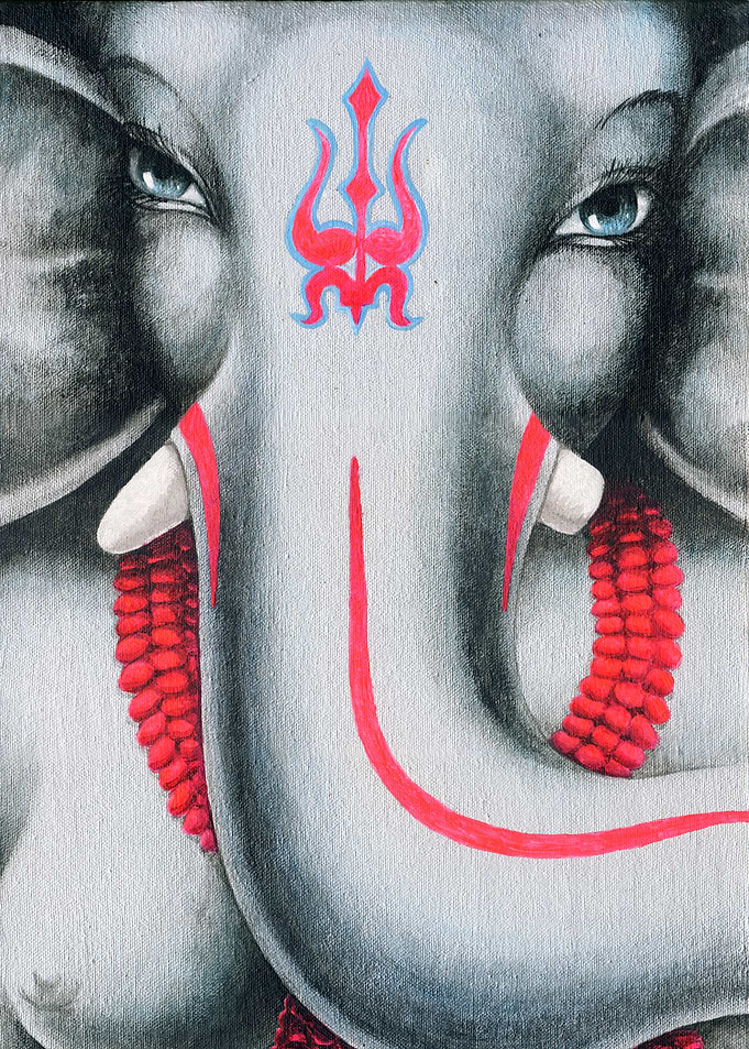 Ganesha Moods in Silver