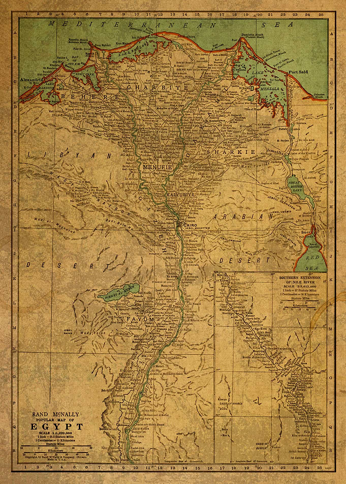 Egypt and Nile River 1941