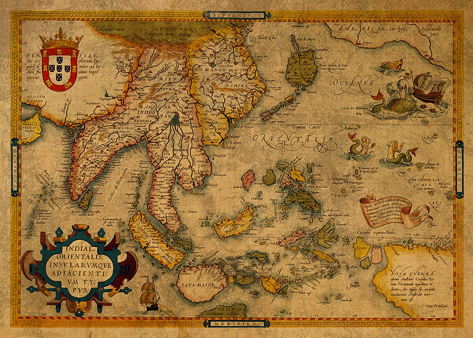 Southeast Asia Map 1619