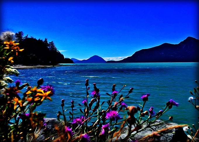 Blue Pacific Ocean