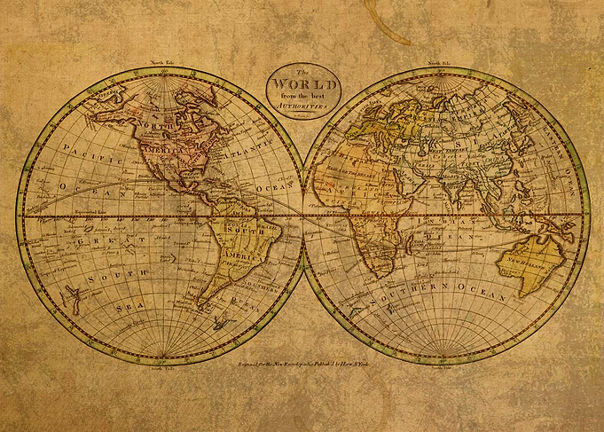 Map of the World 1798