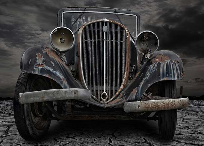 rotten old limousine