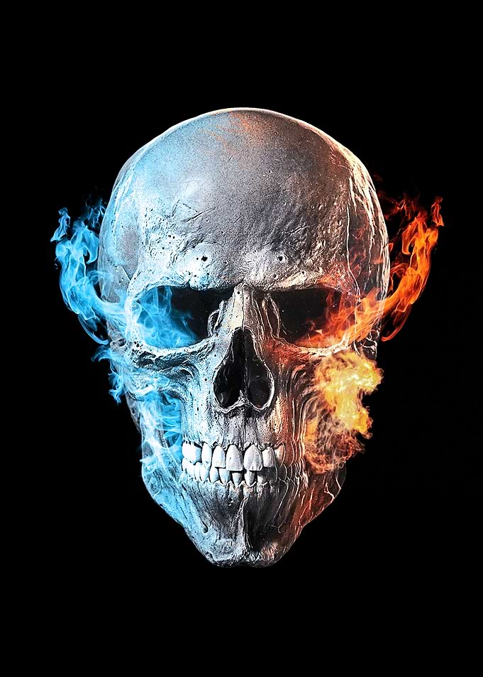 Ghost rider Skull