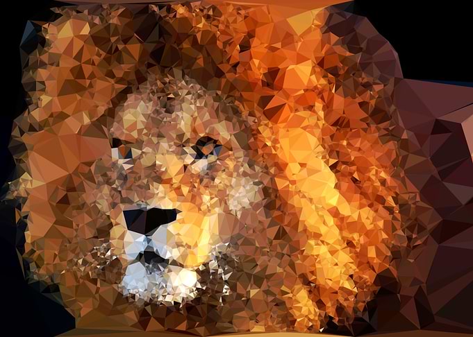 Modern Lion Wallpaper