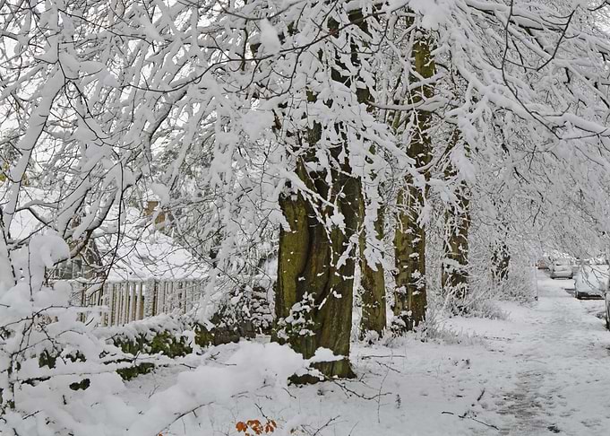 Snow in Buxton