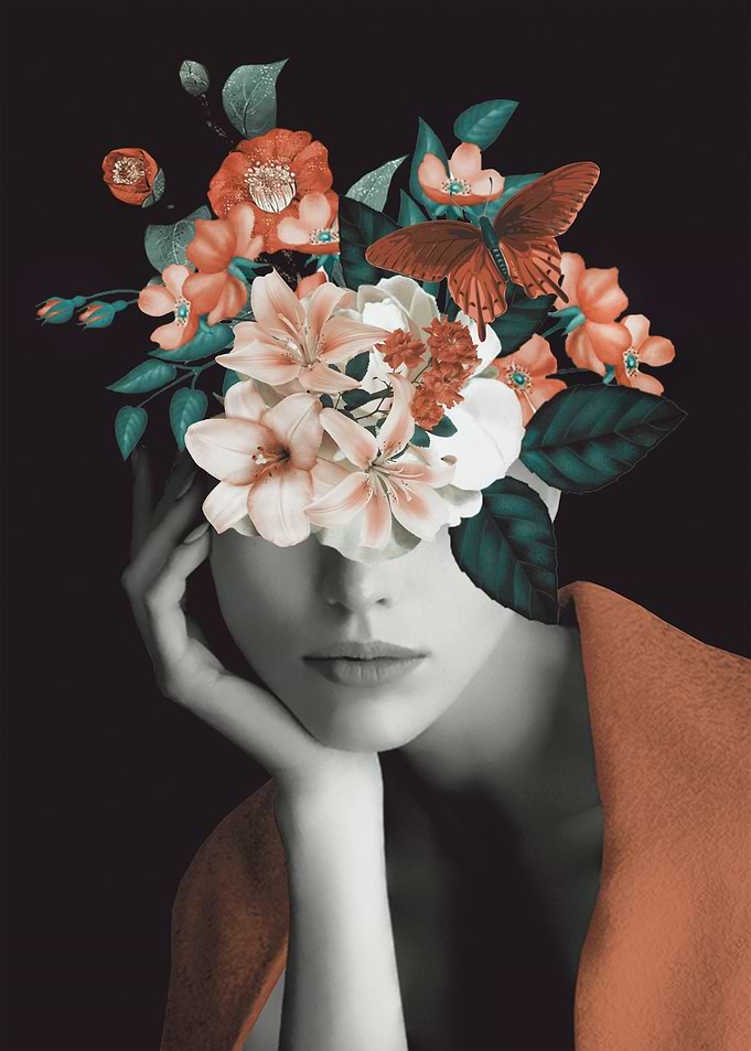 WOMAN WITH FLOWERS 7